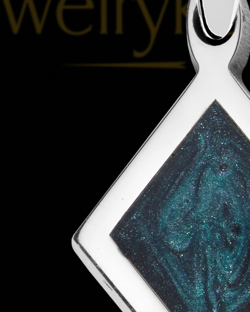 Solid 14K White Gold Astoria Silver Ash Jewelry