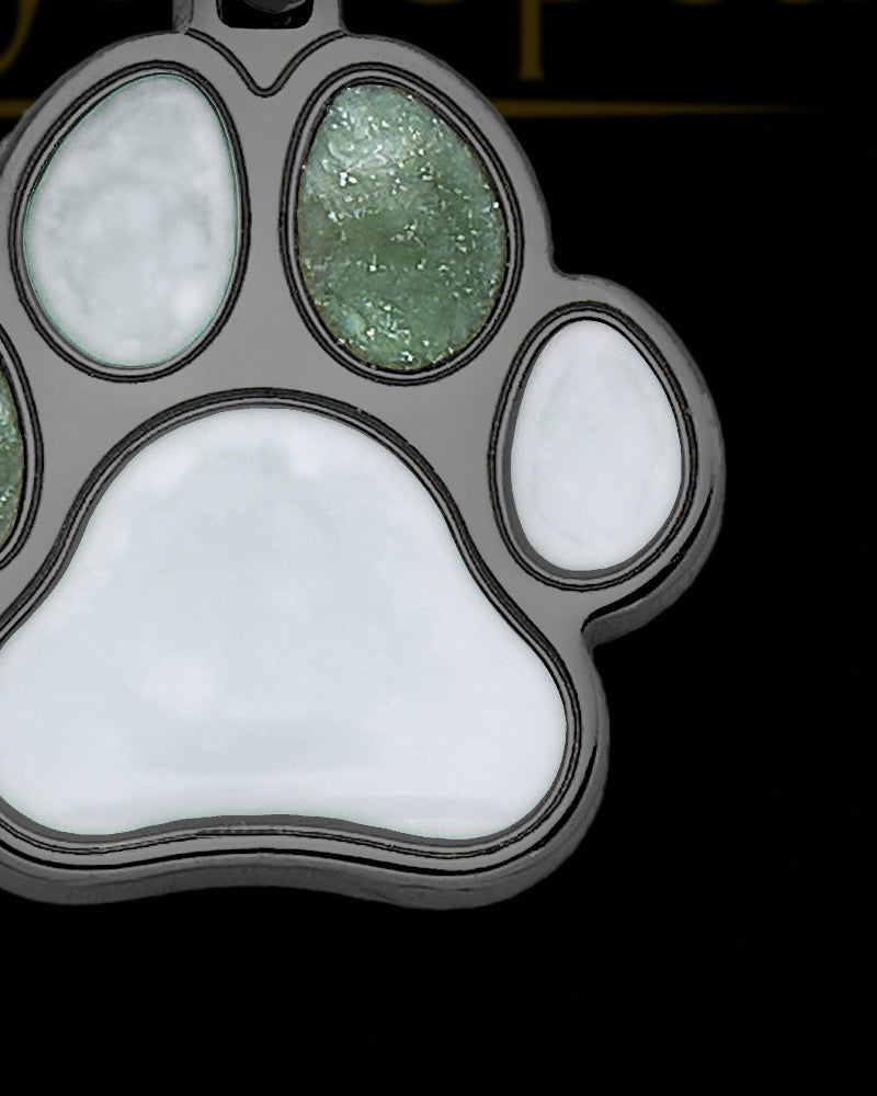 Imprinted Memories Paw Black Finish Ash Jewelry