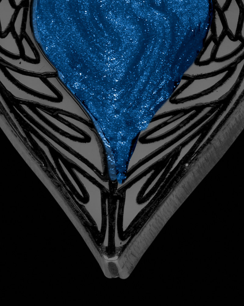 Heart In Flight Black Finish with Indigo Ash Jewelry