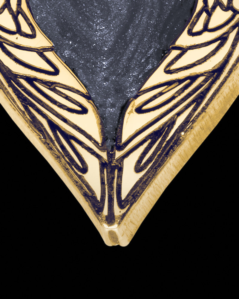 Solid 14K Gold Heart In Flight Ash Jewelry