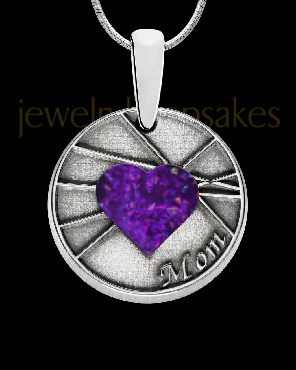 Solid 14K White Gold Wild Wind Ash Jewelry