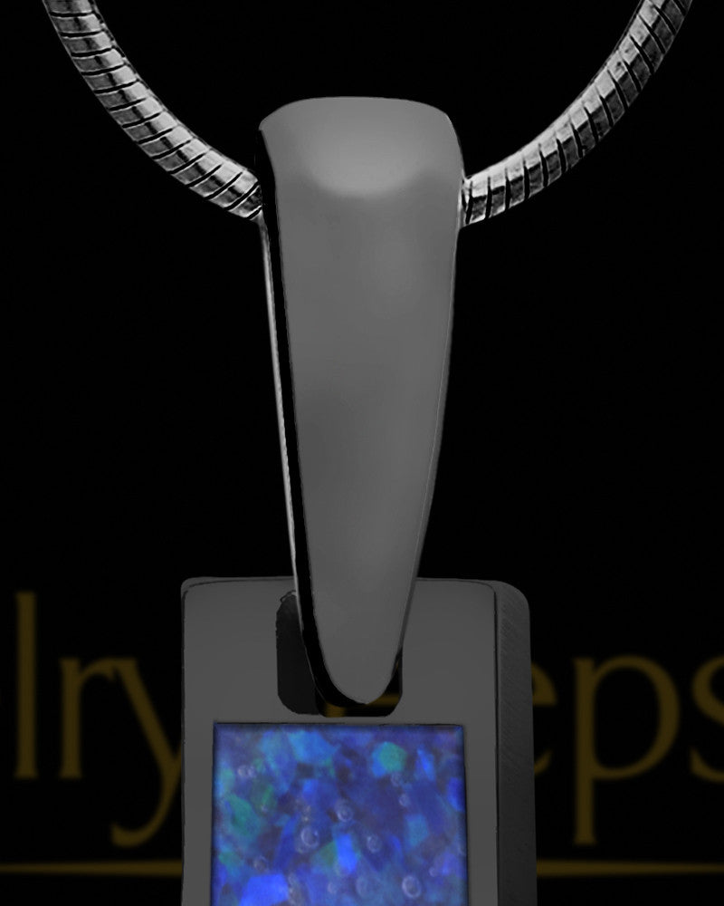 Midnight Seas Cross Black Finish Ash Jewelry
