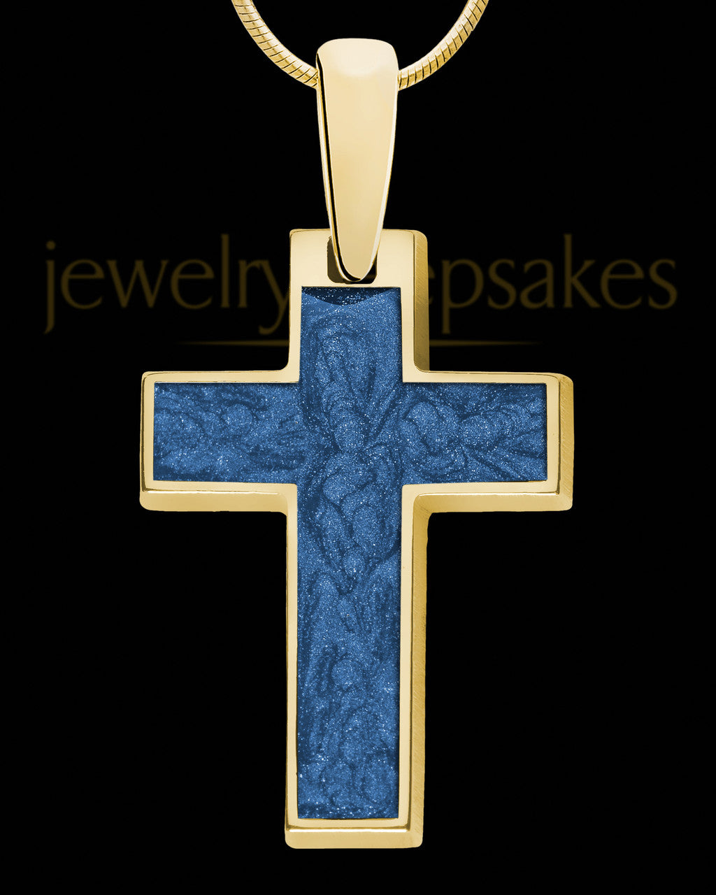Solid 14K Gold Cecilia Cross Ash Jewelry