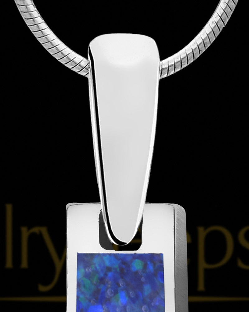 Solid 14K White Gold Water Dance Cross Ash Jewelry