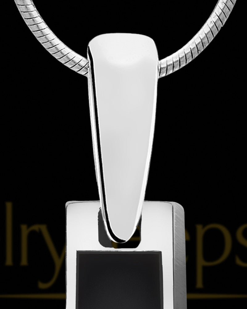 Solid 14K White Gold Maverick Cross Ash Jewelry