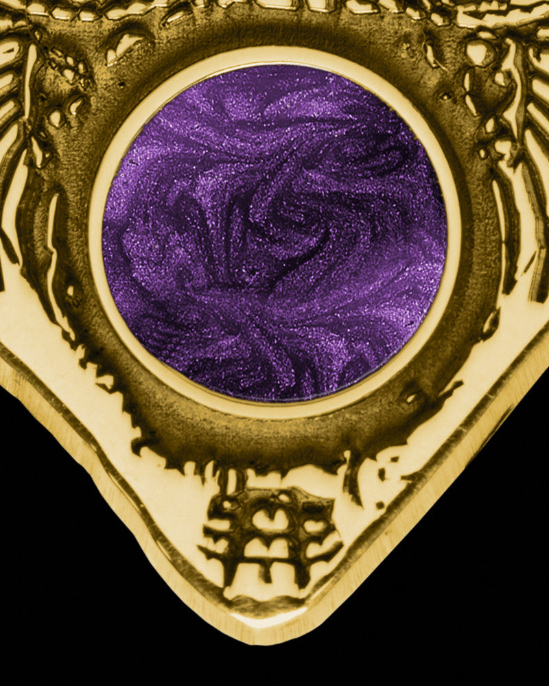 Birthstone Owl Gold Plated with Sangria Ash Jewelry