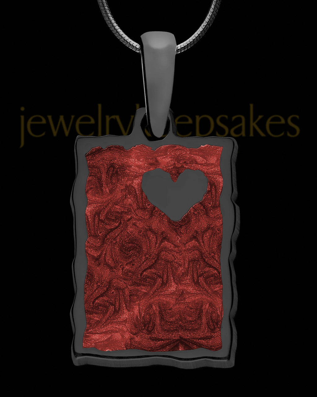 Hidden Cove Rectangle Black Finish Ash Jewelry