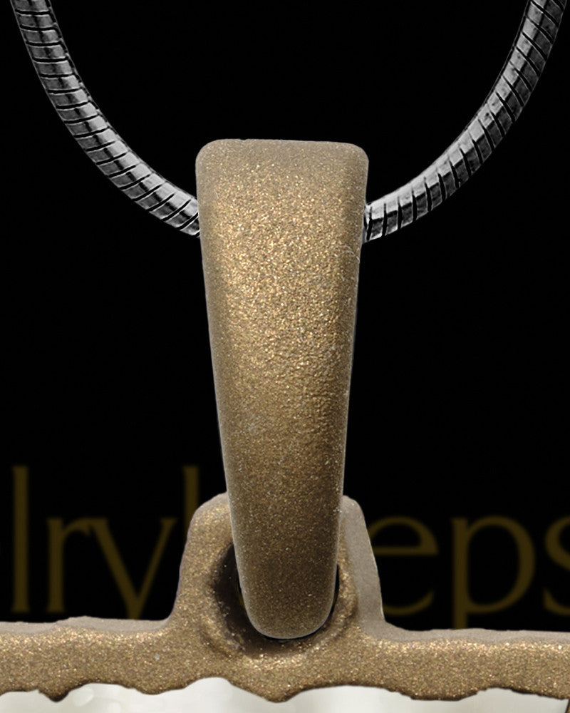 Calico Rectangle Bronze Finish Ash Jewelry
