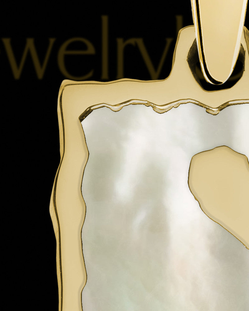 Dover Rectangle Gold Plated Ash Jewelry