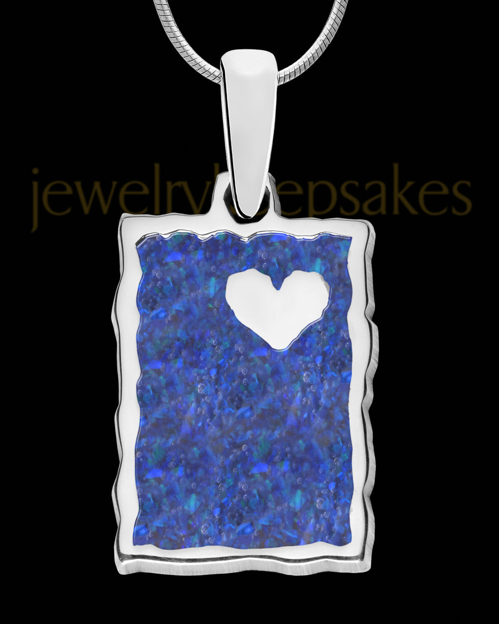Lodgepole Rectangle Silver Ash Jewelry