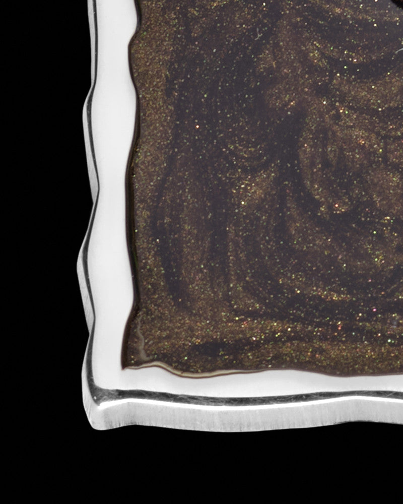 Newbury Rectangle Silver Ash Jewelry