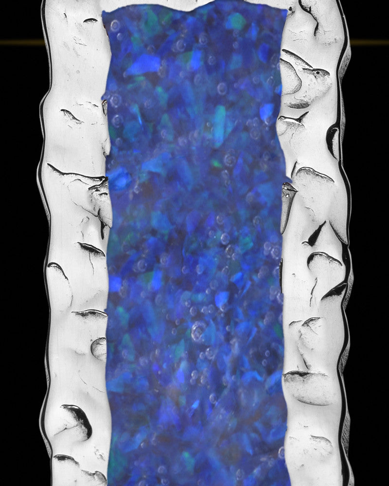 Blue Cloud Extended Bar Silver Ash Jewelry