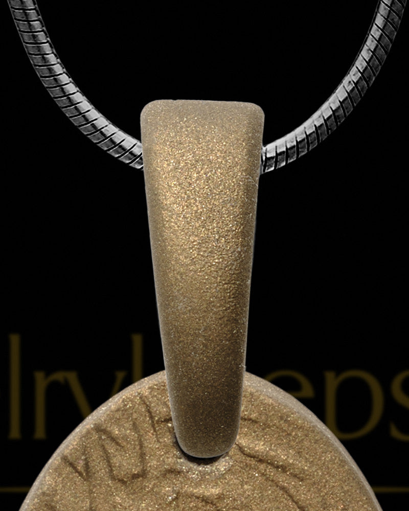 Autumnwood Oval Bronze Finish Ash Jewelry