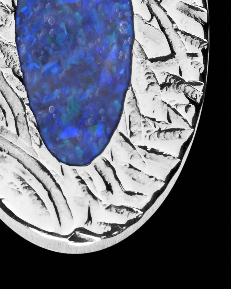 Solid 14K White Gold Daybreak Oval Ash Jewelry