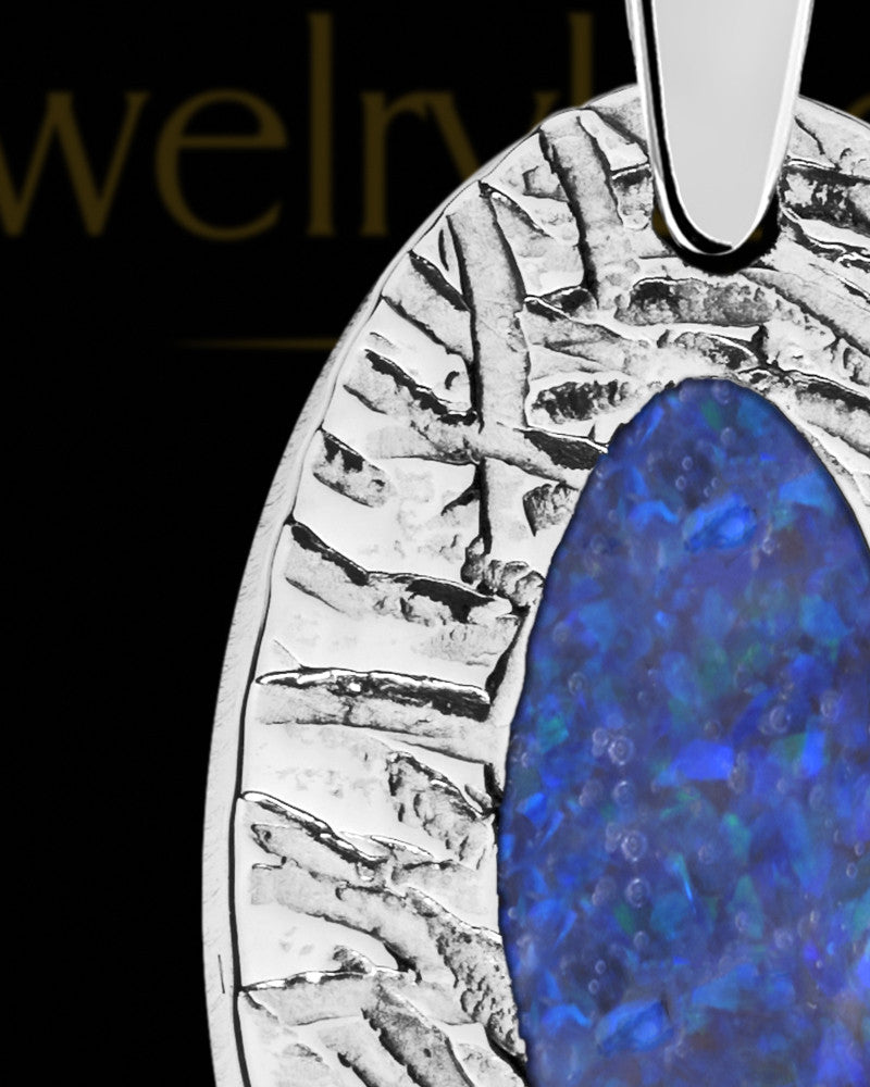 Solid 14K White Gold Daybreak Oval Ash Jewelry