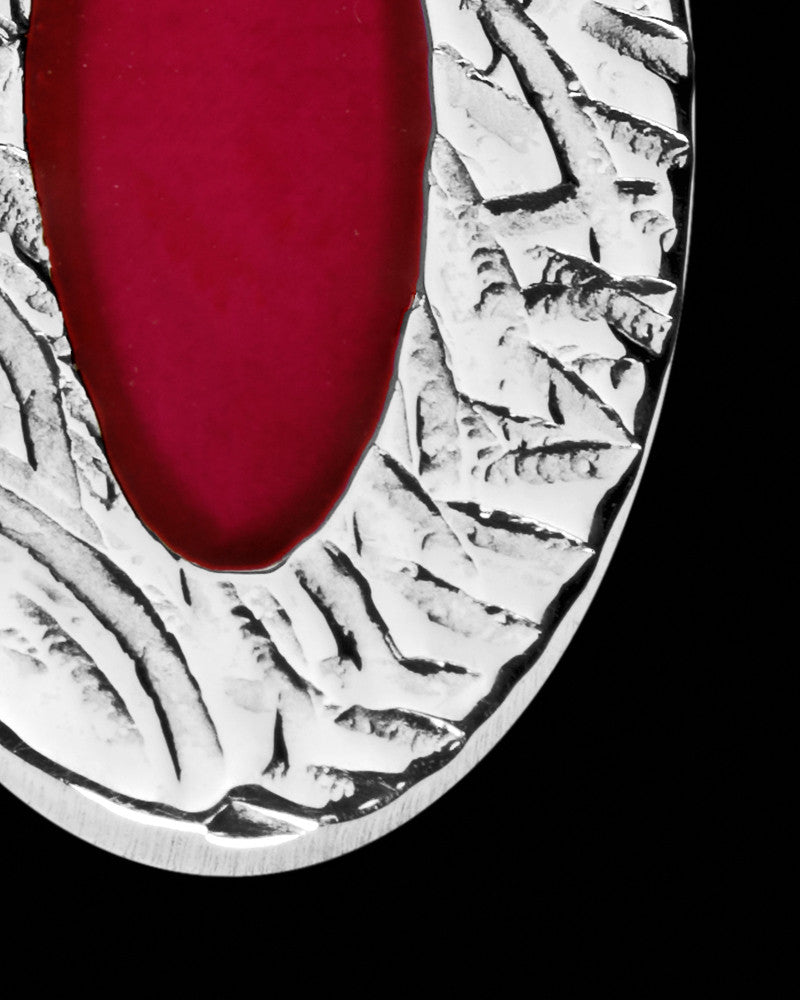 Capistrano Oval Silver Ash Jewelry