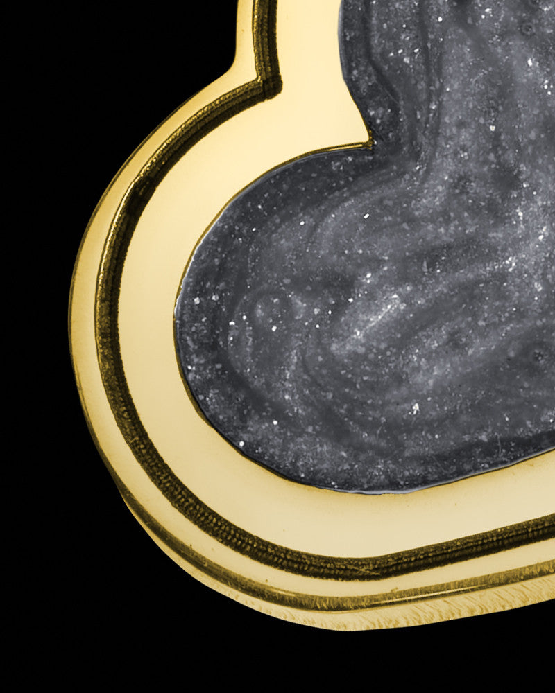 Beltview Side Heart Gold Plated Ash Jewelry
