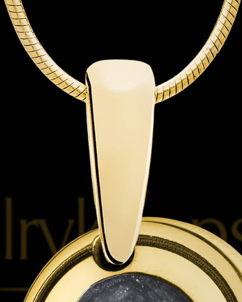 Beltview Side Heart Gold Plated Ash Jewelry
