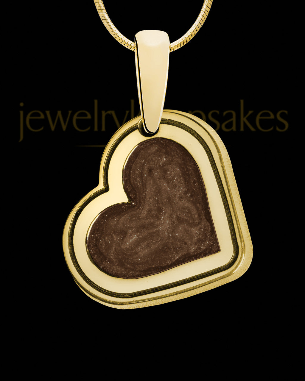 Bonita Side Heart Gold Plated  Ash Jewelry