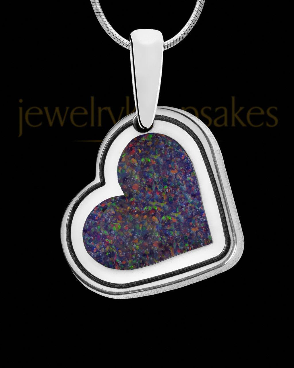 Audobon Side Heart Silver Ash Jewelry