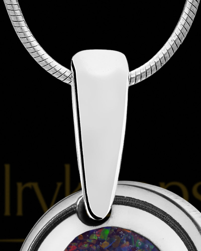Solid 14K White Gold Audobon Side Heart Ash Jewelry