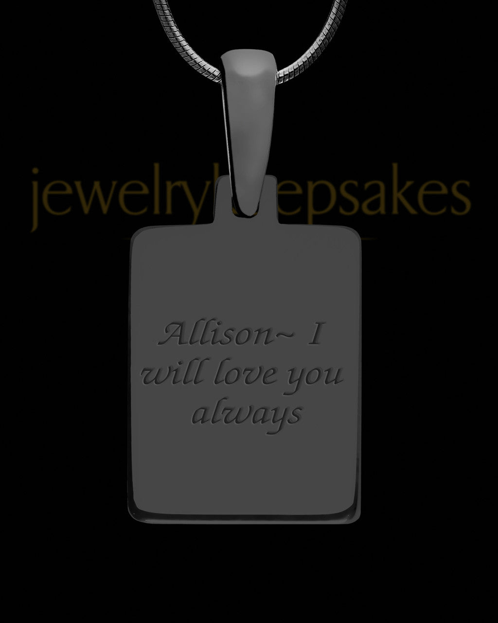 Lyndale Rectangle Black Finish Ash Jewelry