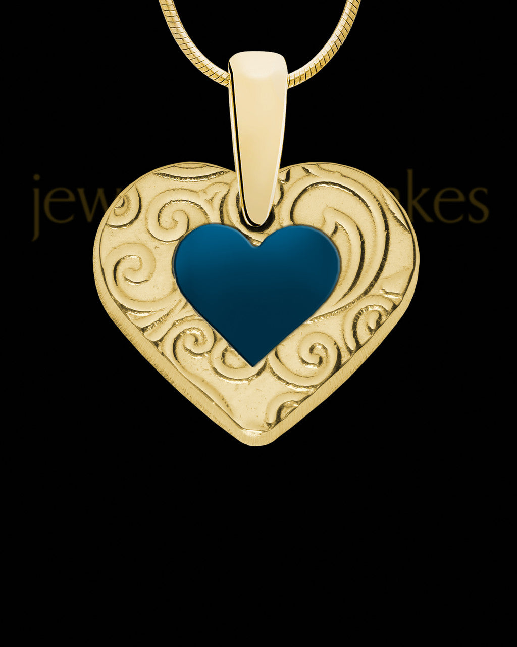 Adelaide Heart Gold Plated Ash Jewelry
