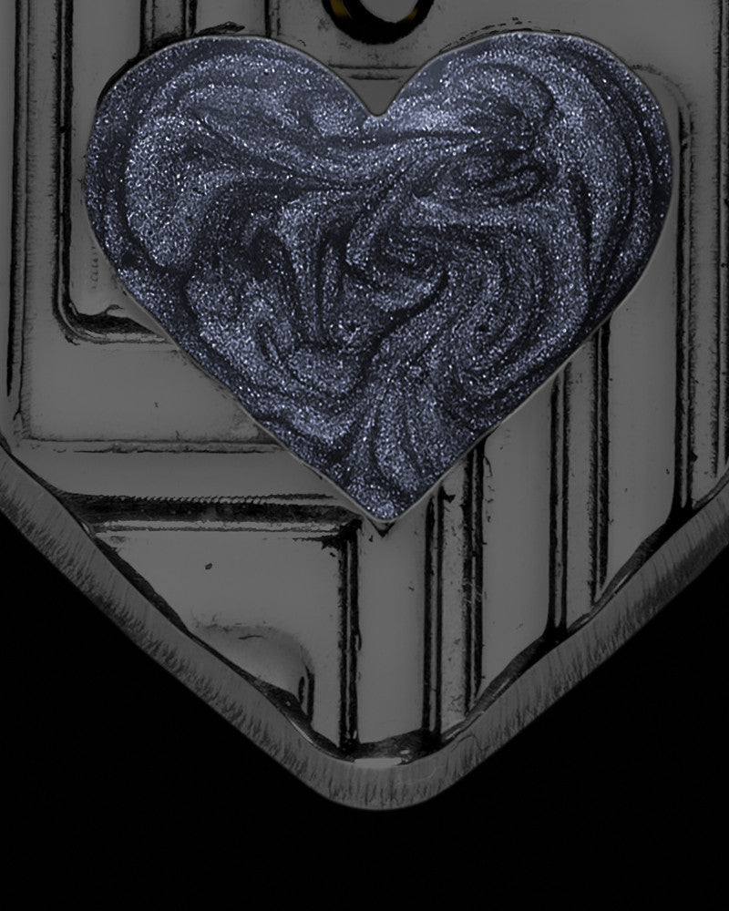 Billings Heart Black Finish Ash Jewelry