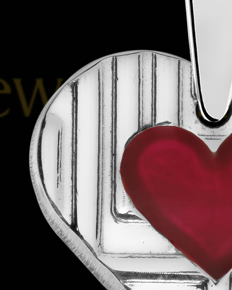 Addison Heart Silver Ash Jewelry