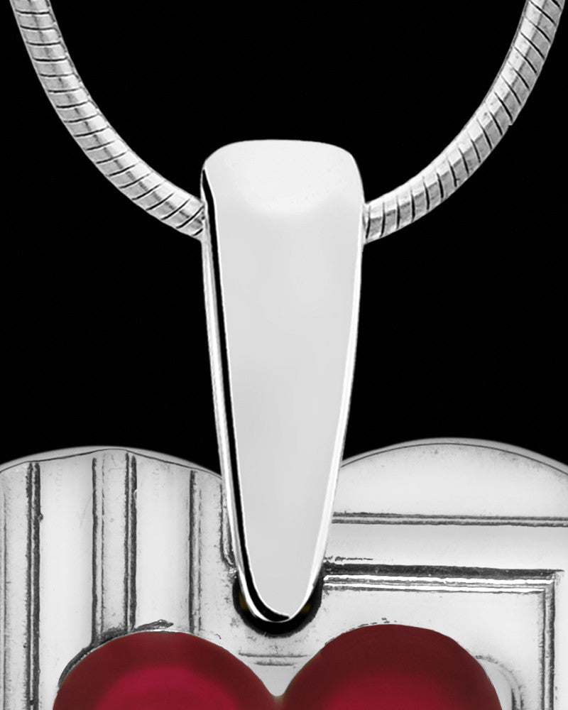 Addison Heart Silver Ash Jewelry