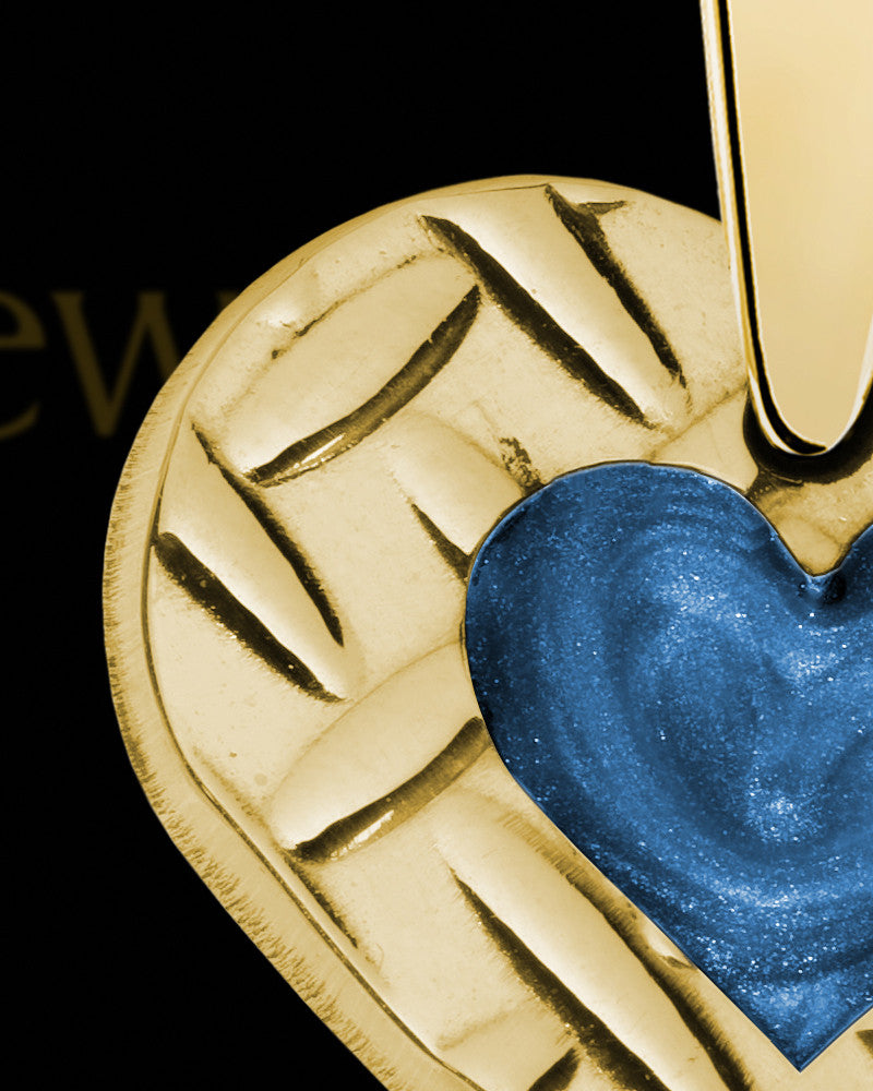 Bannack Heart Gold Plated Ash Jewelry