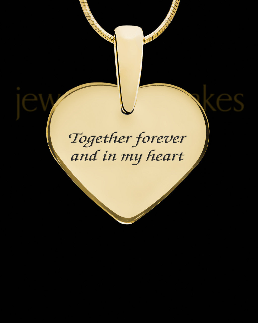 Sierra Heart Gold Plated Ash Jewelry