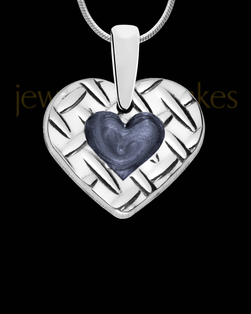 Hensley Heart Silver Ash Jewelry