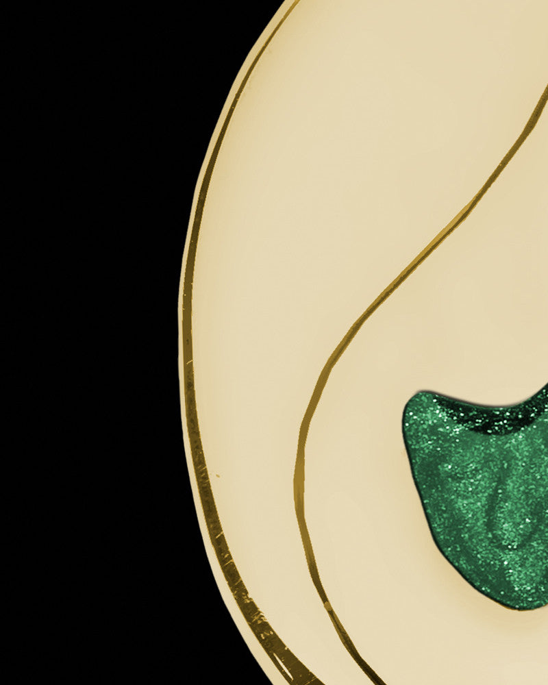 Solid 14K Gold Together Forever with Olive Ash Jewelry