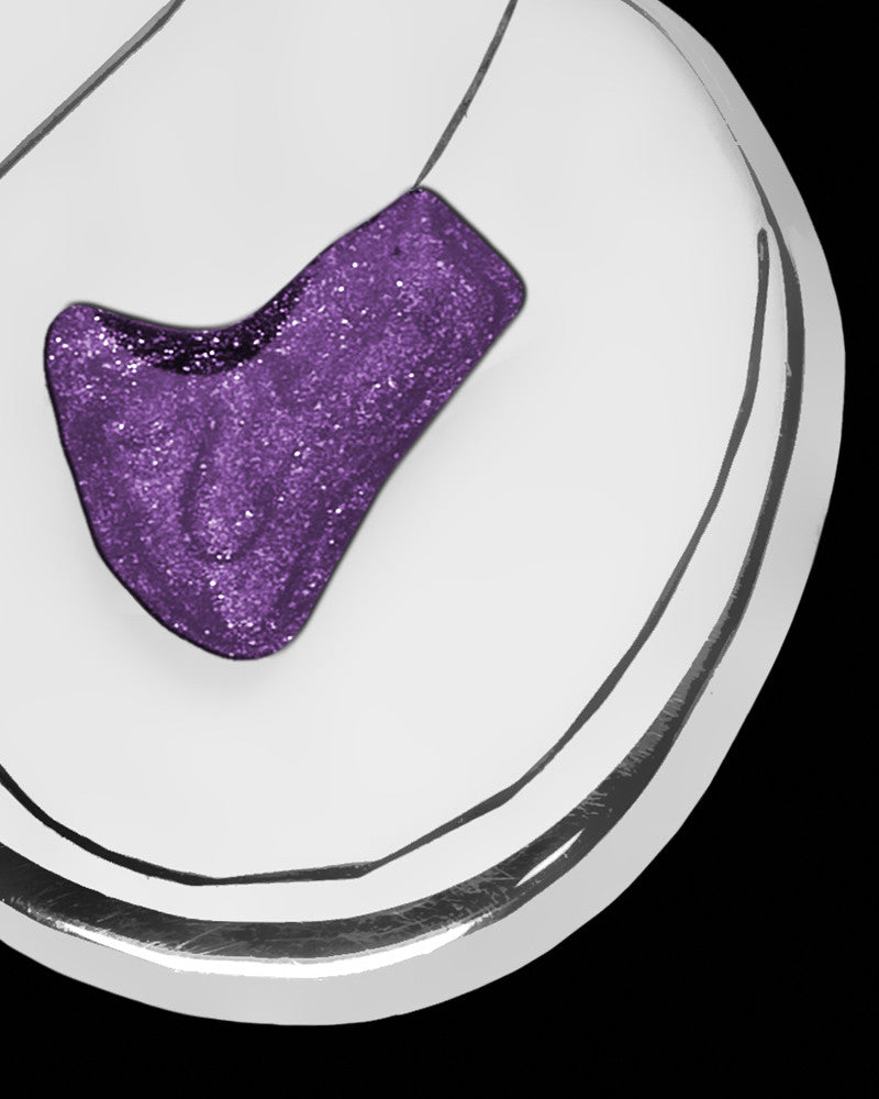 Solid 14K White Gold Together Forever with Sangria Ash Jewelry
