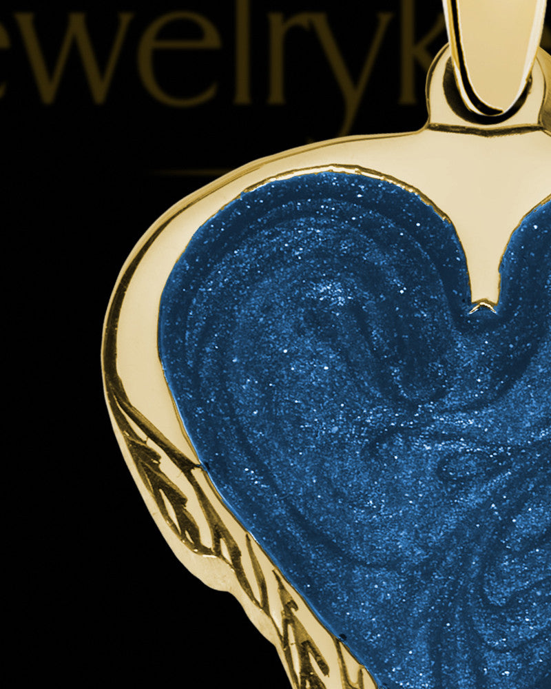 Skyline Heart Gold Plated Ash Jewelry