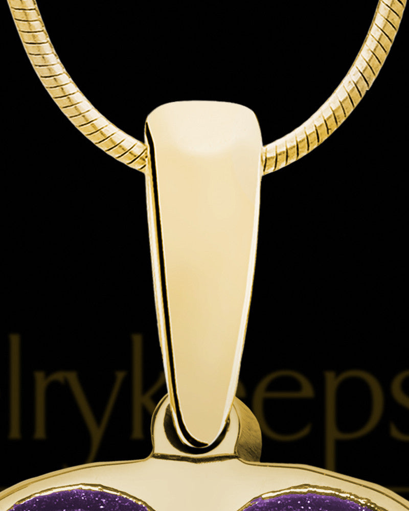 Northview Heart Gold Plated Ash Jewelry