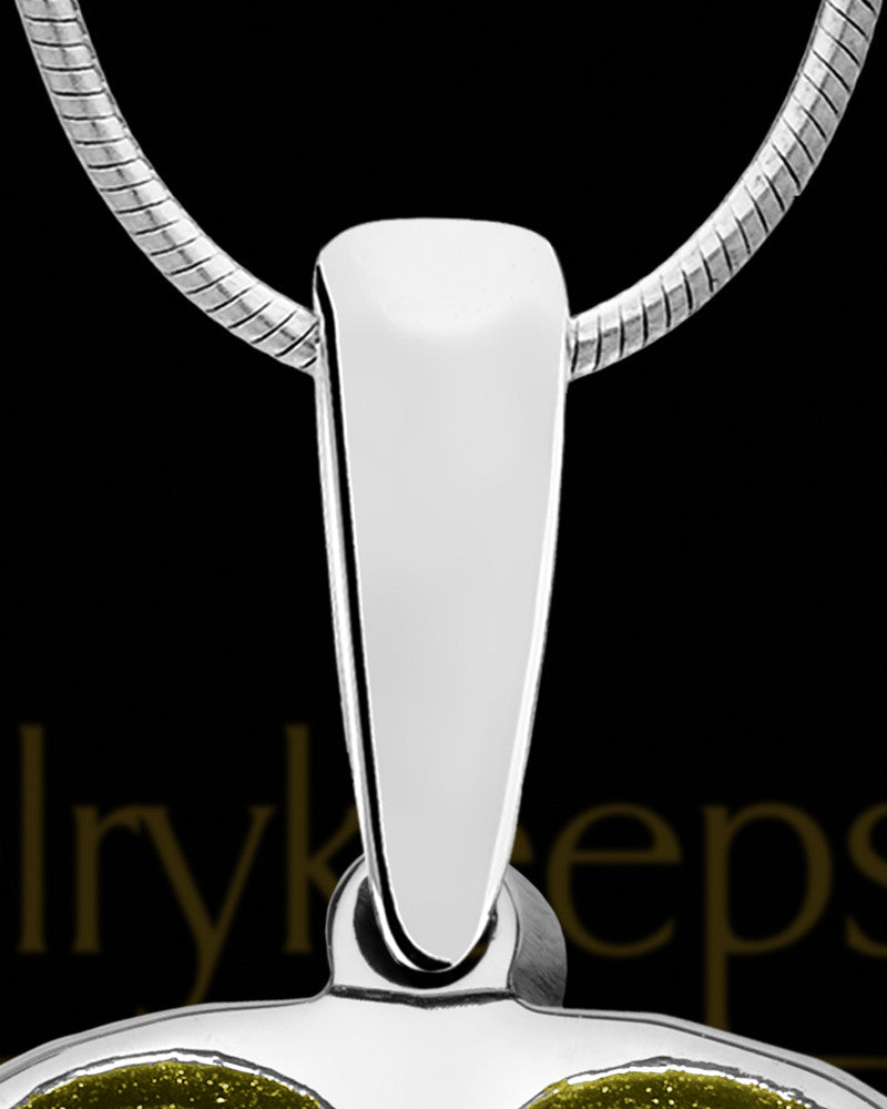 Solid 14K White Gold Etta Heart Ash Jewelry