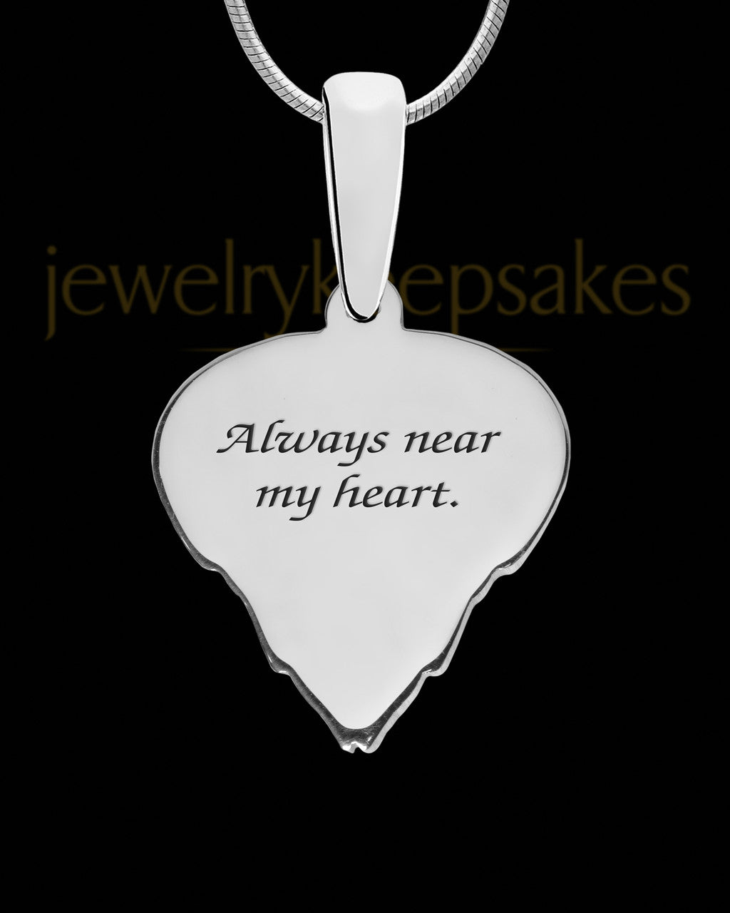 Timber Crest Heart Silver Ash Jewelry