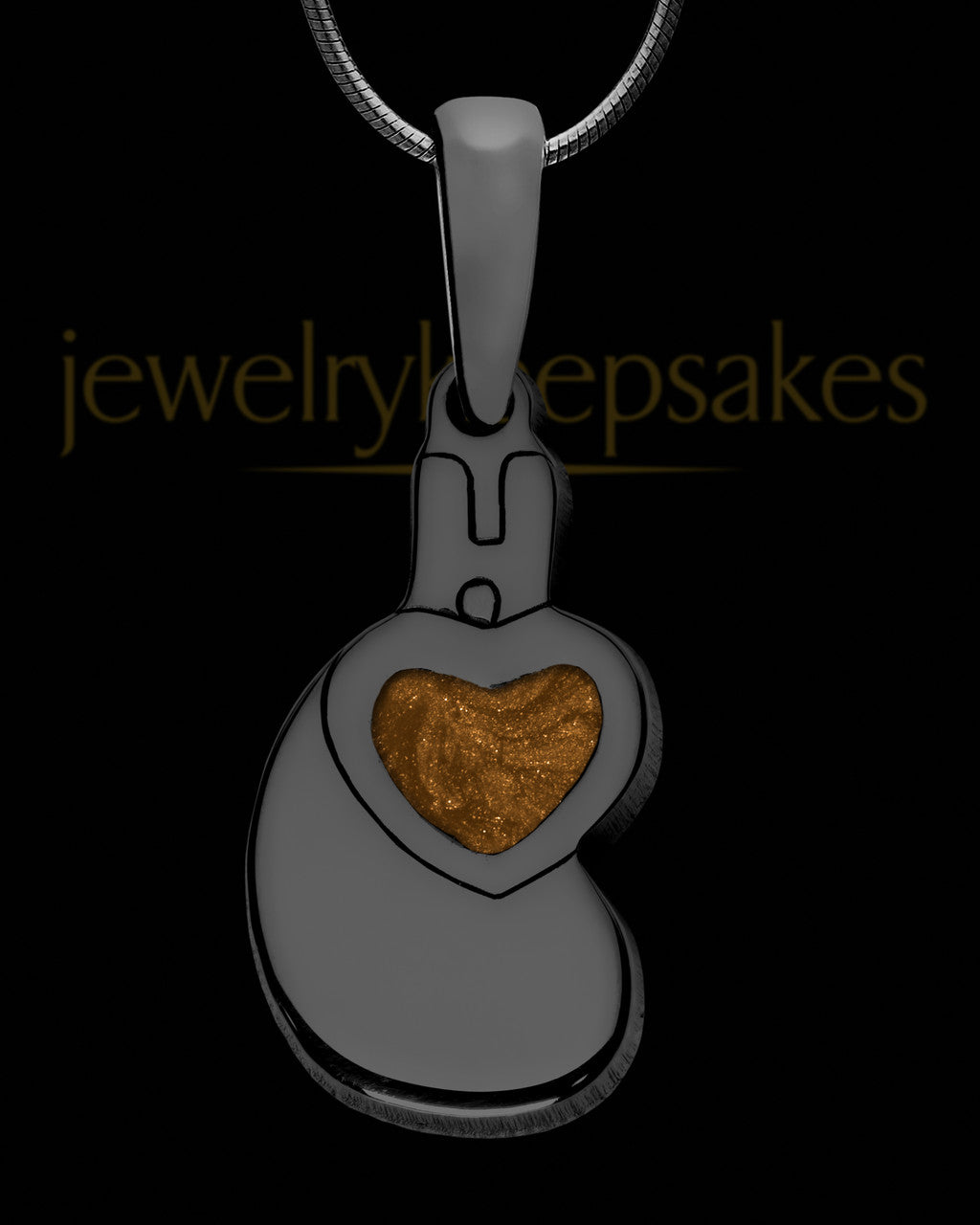Forever United Black Finish with Coffee Ash Jewelry