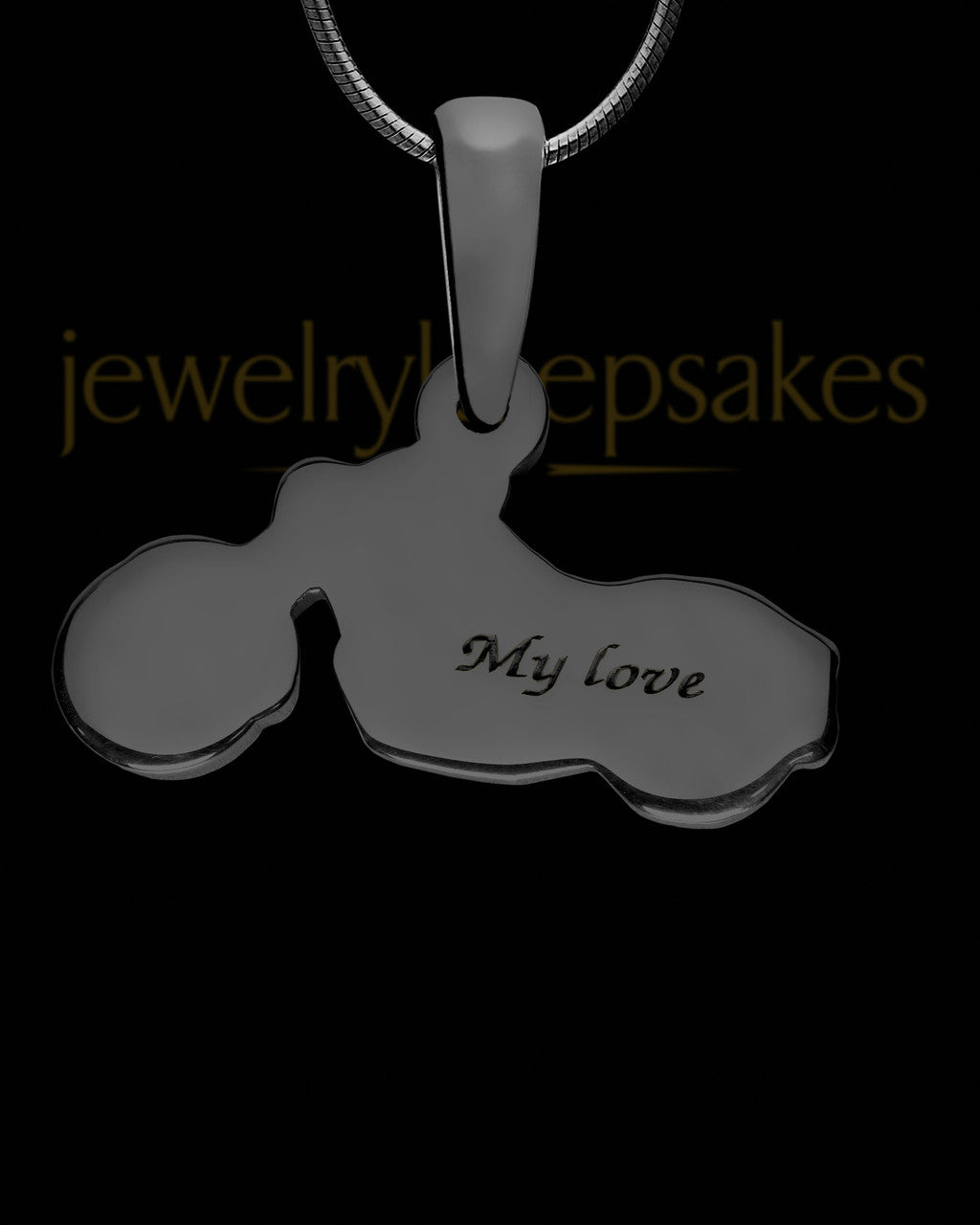 Eternal Highway Black Finish with Black Blaze Opal Ash Jewelry