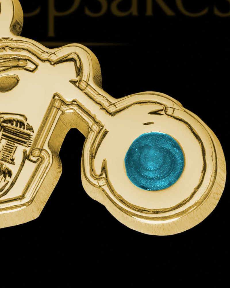 Eternal Highway Gold with Teal Ash Jewelry