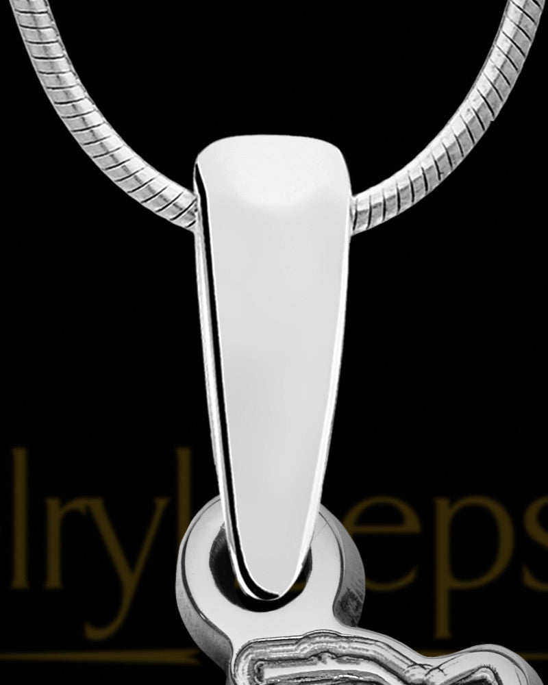 Solid 14K White Gold Eternal Highway with Lapis Ash Jewelry