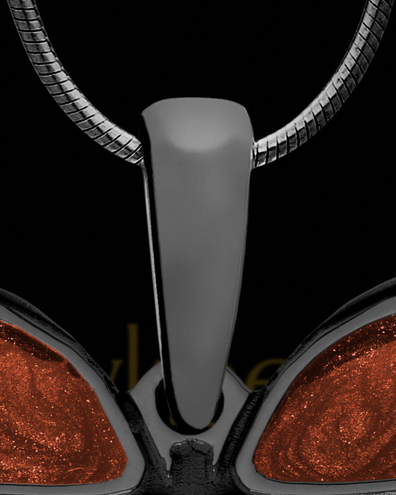 Odessa Butterfly Black Finish Ash Jewelry