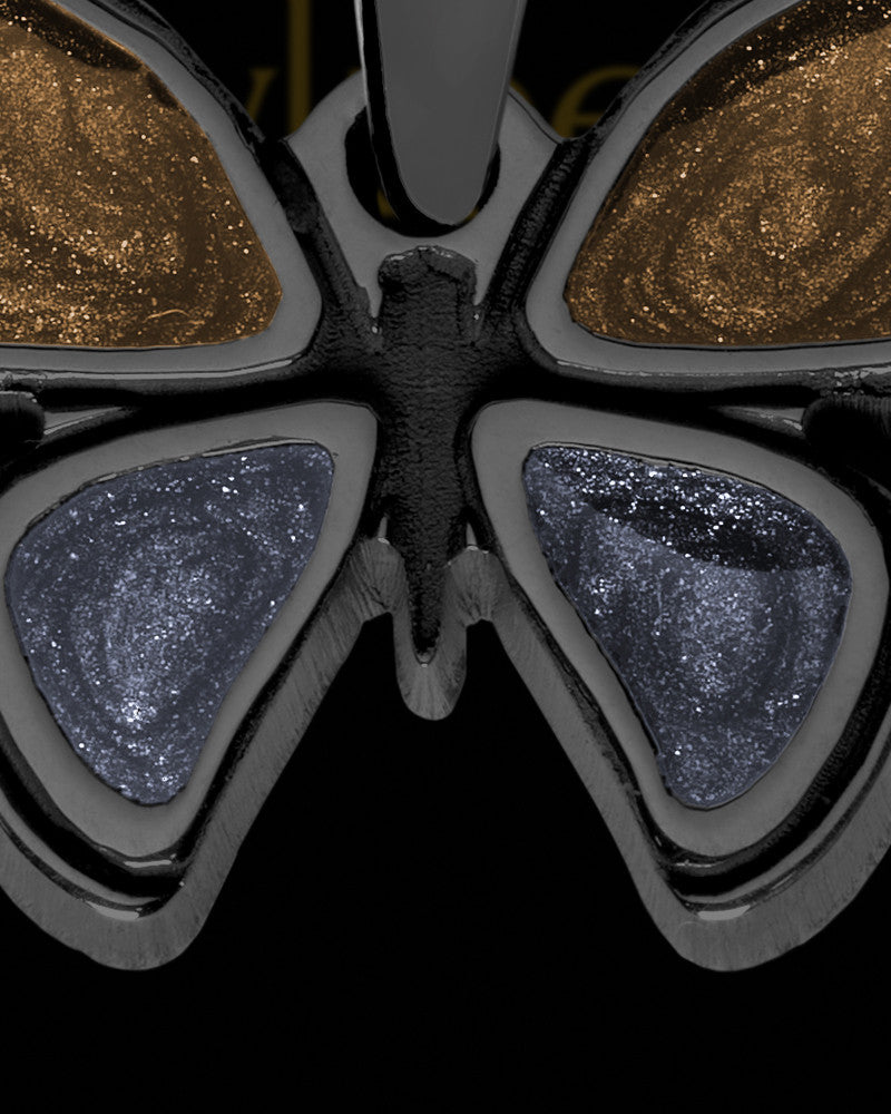 Riverview Butterfly Black Finish Ash Jewelry