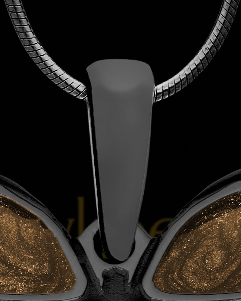 Riverview Butterfly Black Finish Ash Jewelry