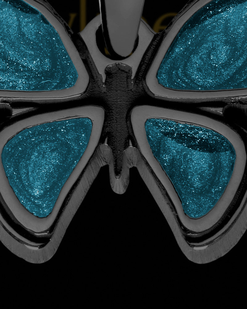 Shetland Butterfly Black Finish Ash Jewelry