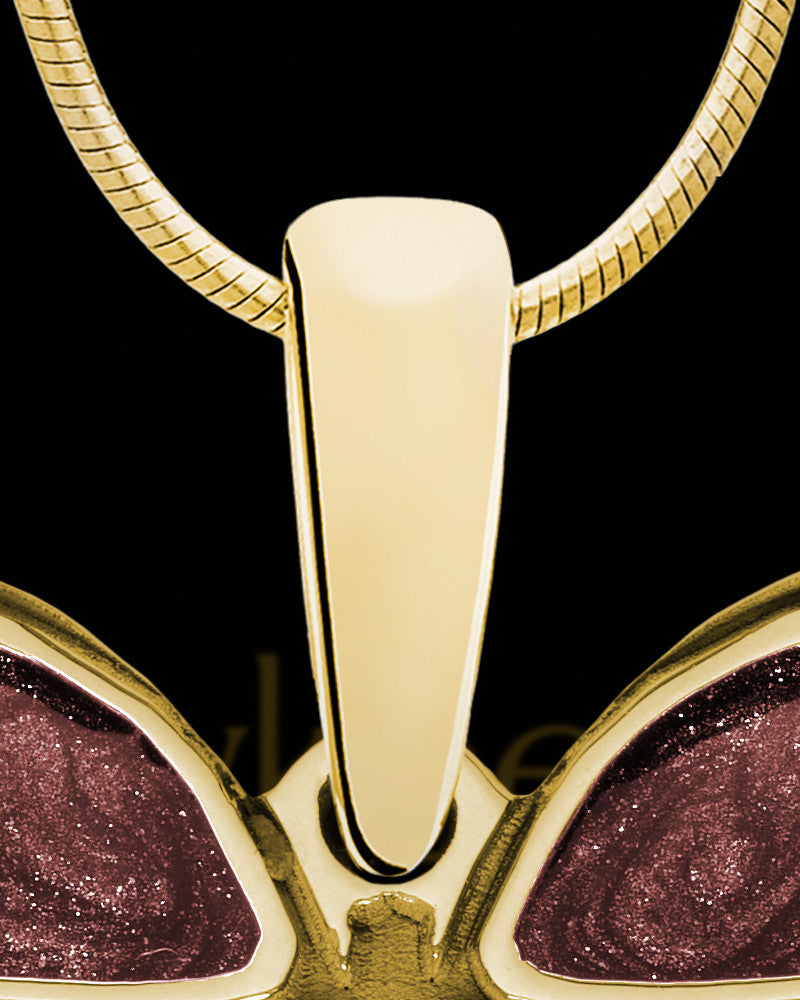 Solid 14K Gold Morningside Butterfly Ash Jewelry