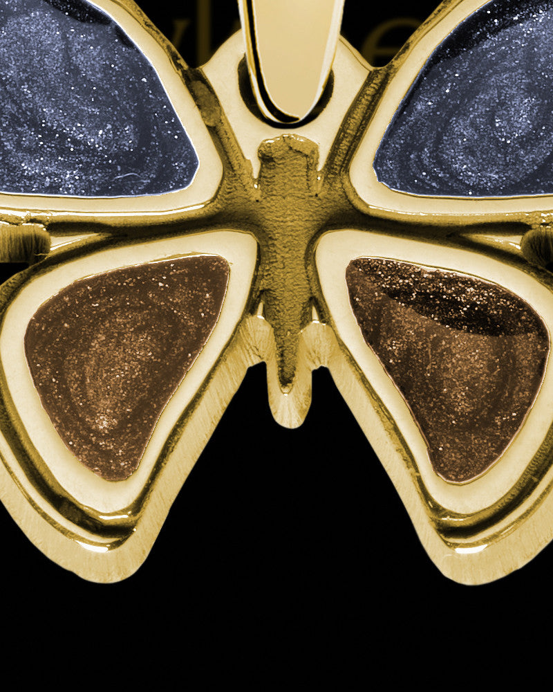 Willowbrook Butterfly Gold Plated Ash Jewelry