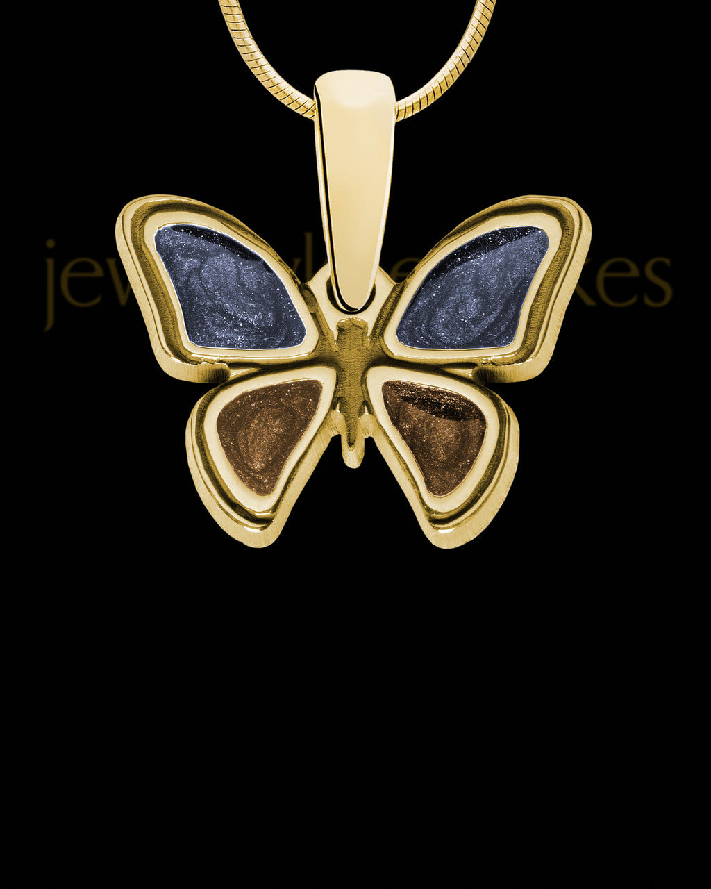 Willowbrook Butterfly Gold Plated Ash Jewelry